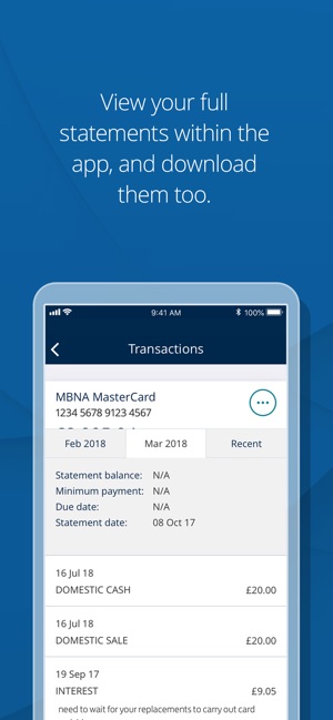 MBNA Card Services app(圖2)-速報App