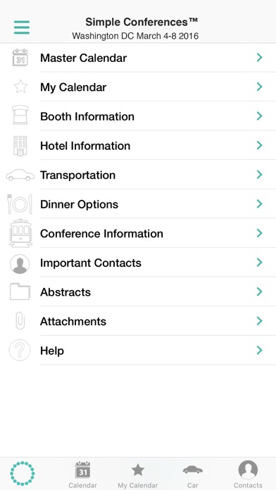 How to cancel & delete Simple Conferences from iphone & ipad 1