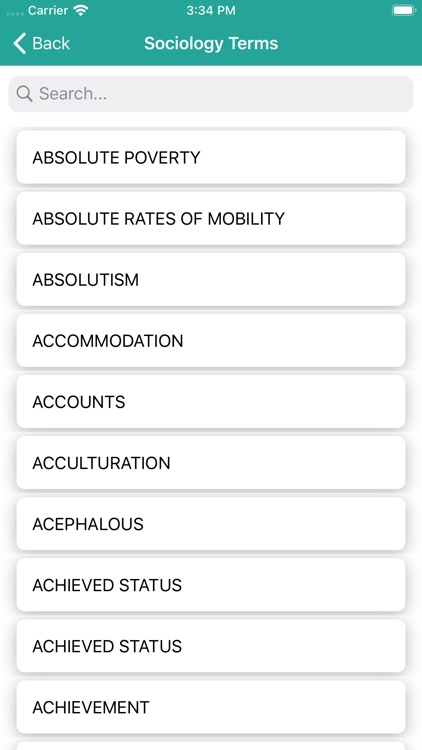 Sociology Terms Dictionary screenshot-3