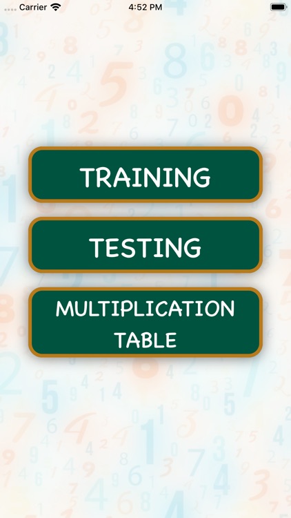 Training simple multiplication