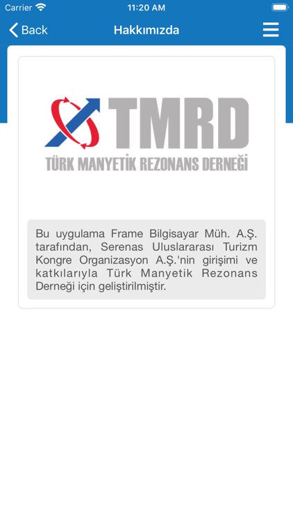 TMRD 2020