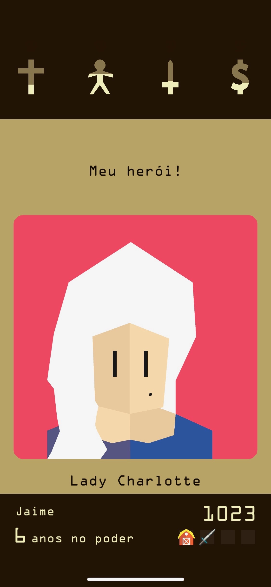 Screenshot do app Reigns