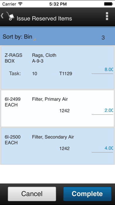 IBM Maximo Issues and Returns screenshot 3