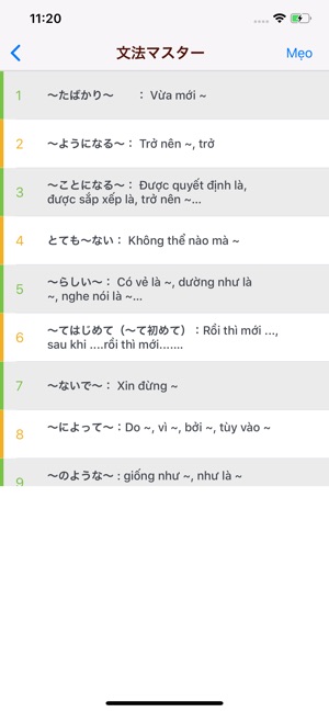 Ngữ pháp tiếng nhật N1 - N5(圖2)-速報App