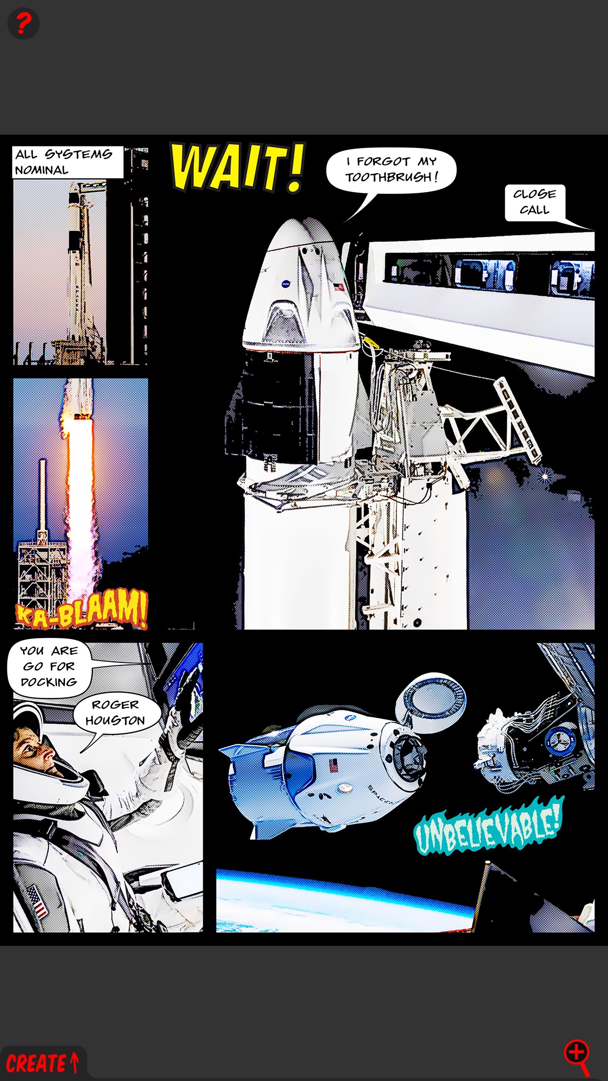 Screenshot do app ComicBook!