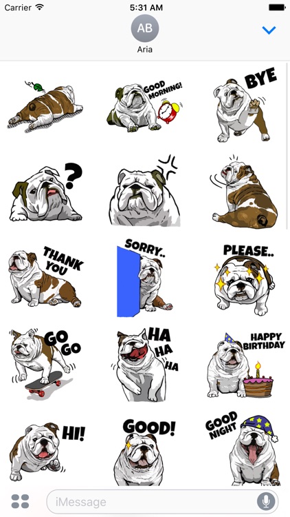 British Bulldog Icon Sticker