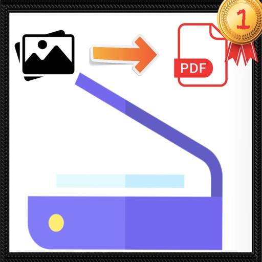 Convert JPEG to PDF & Scanner Icon