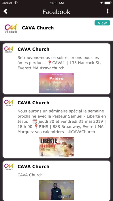 CAVA CHURCH screenshot 2