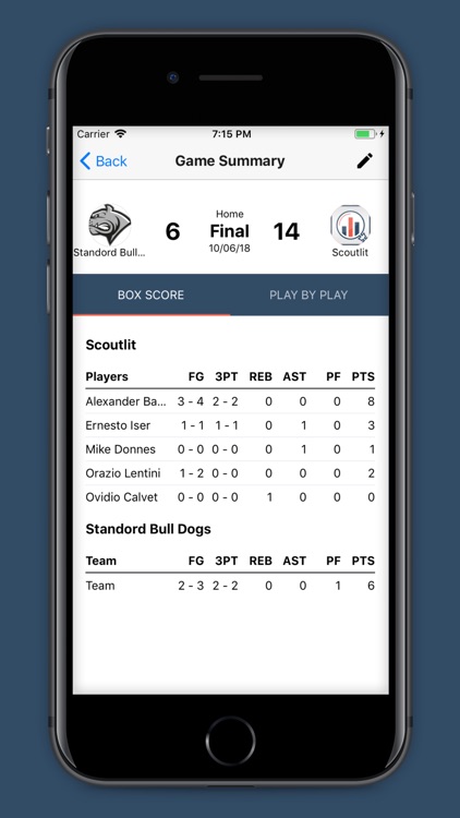 Basketball Stat Tracking screenshot-4