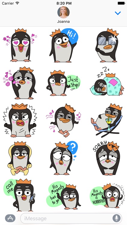 Emperor Penguin Stickers