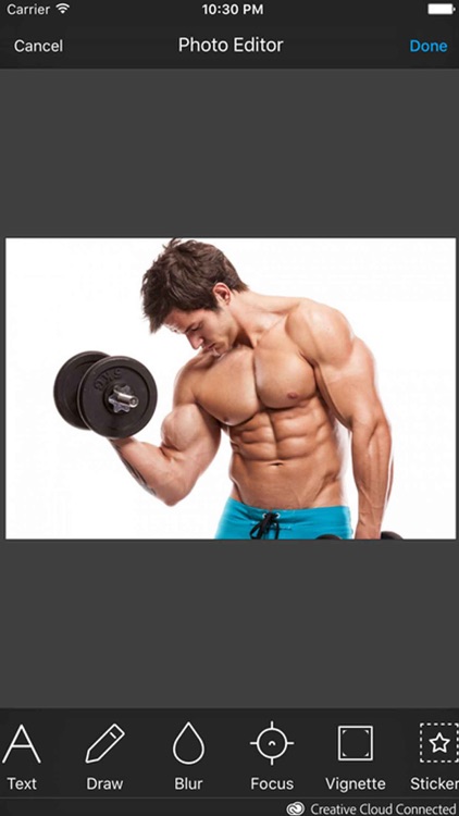 Six Pack Man Photo Suit