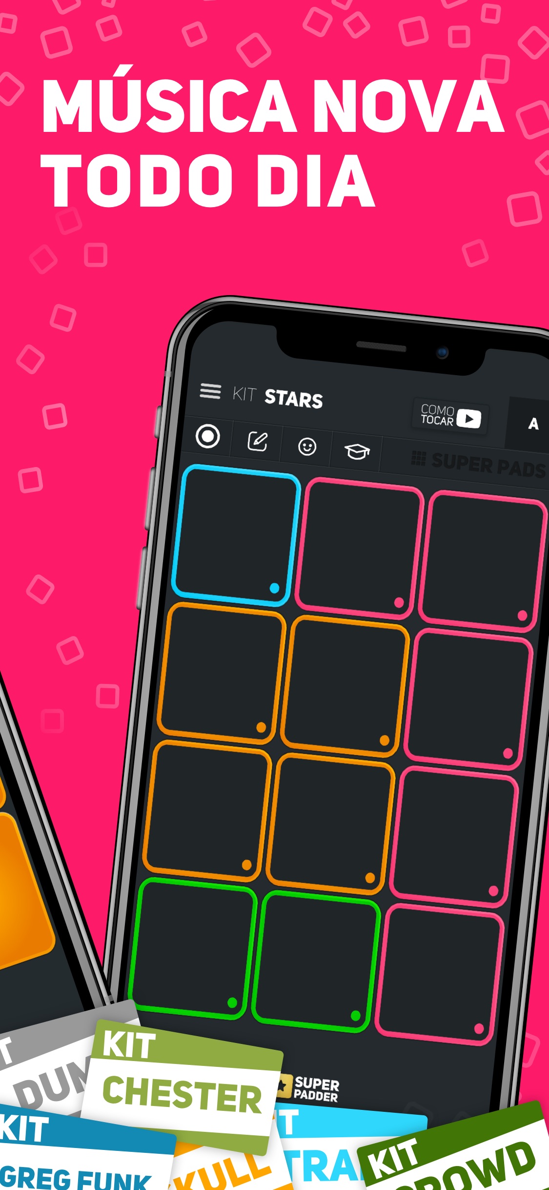 Screenshot do app SUPER PADS - Seja um DJ