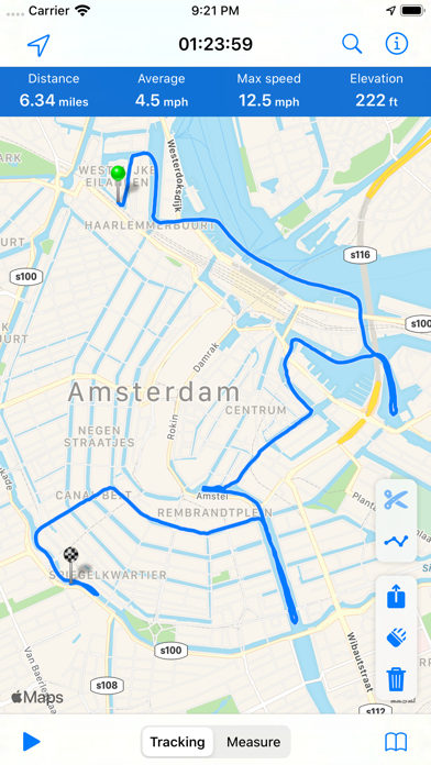 MapPath : GPS Tracking, Measure Screenshot 1