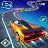 Stickman Neon Car Racing