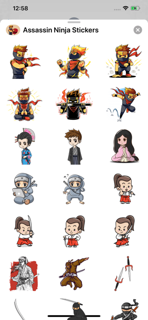 Assassin Ninja Stickers(圖2)-速報App