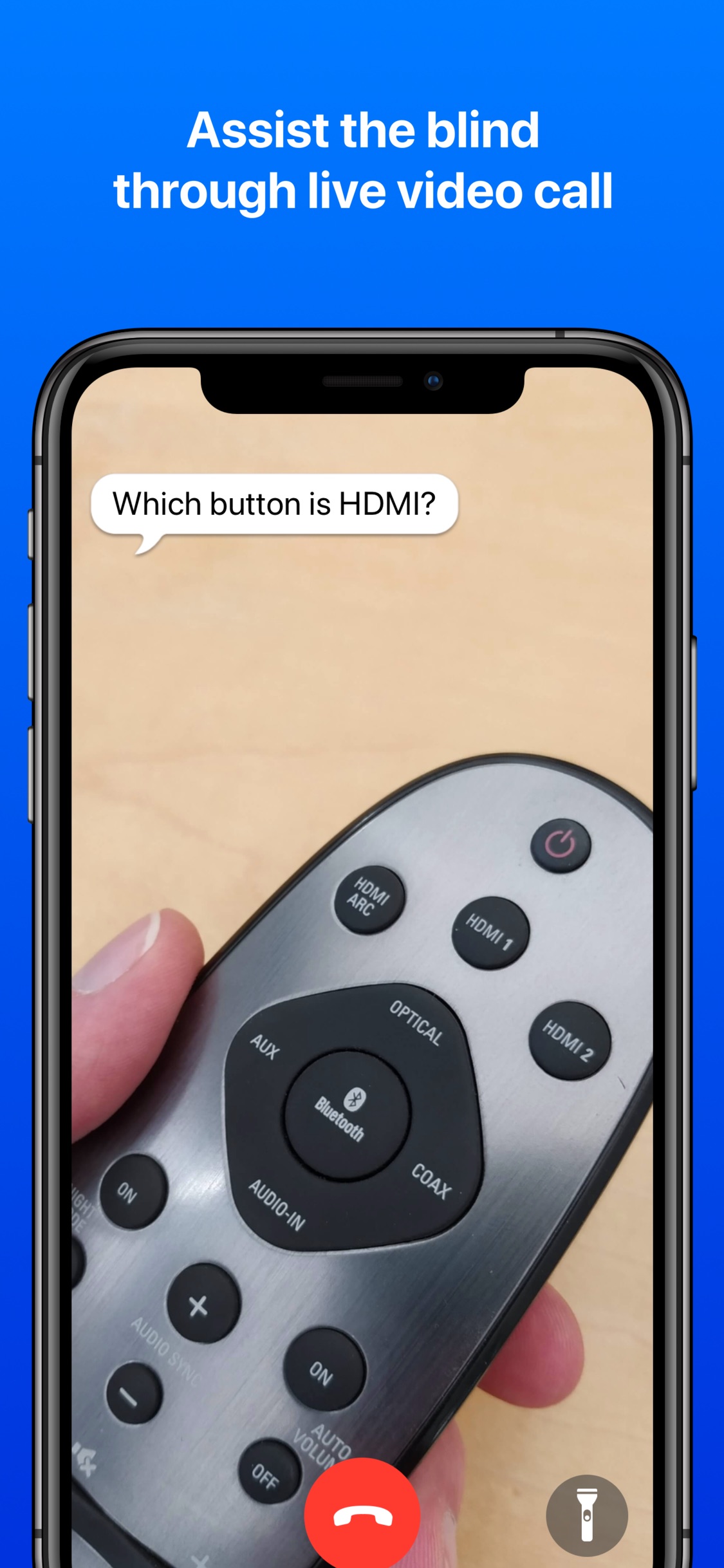 Screenshot do app Be My Eyes – Helping blind see