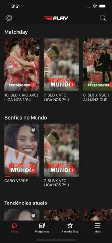 Captura 2 Benfica Play iphone