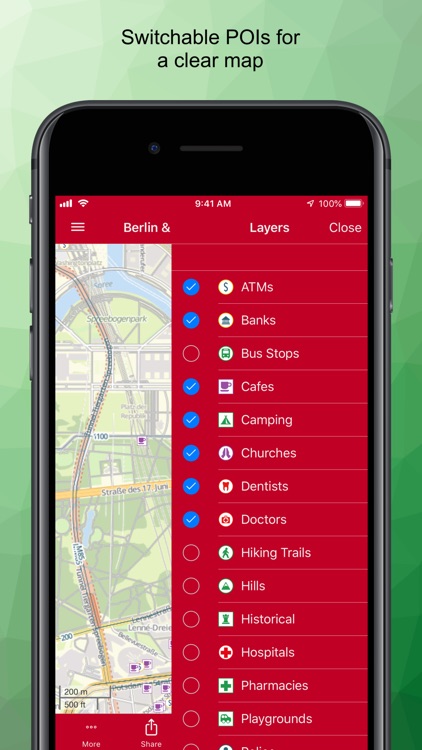 Berlin & Potsdam Offline Map screenshot-4
