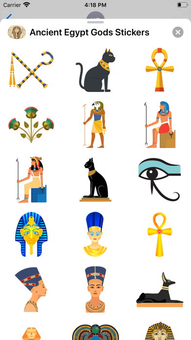 Ancient Egypt Gods Stickers screenshot 3