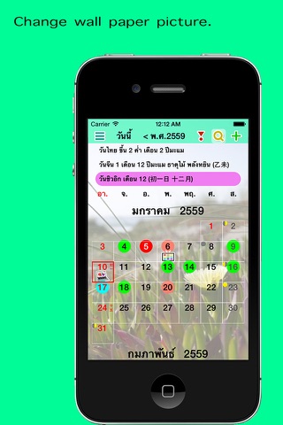 Thai Calendar - náhled