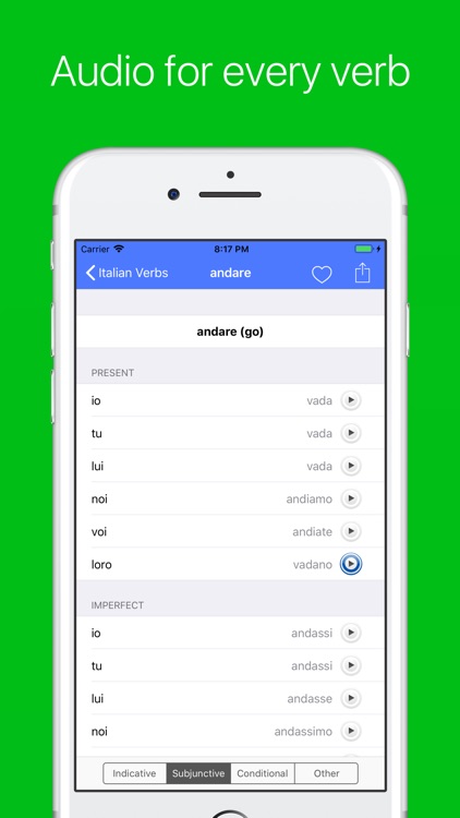 Italian Verb Conjugator Pro