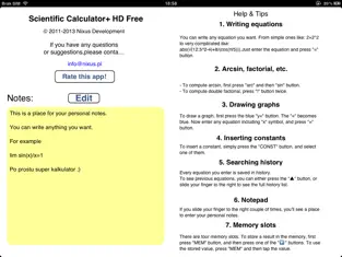 Captura 3 Scientific Calculator+ HD iphone