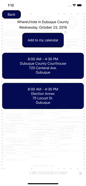 WhereUVote IA - Dubuque(圖3)-速報App