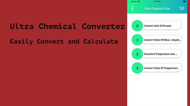 Chemical Converter and Calc