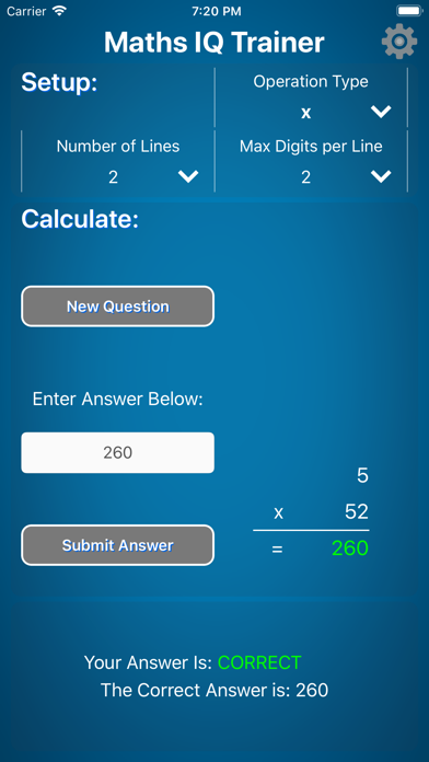 Maths IQ Trainer screenshot 2