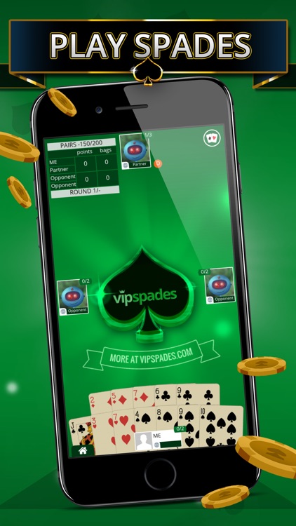 Spades Offline - Single Player