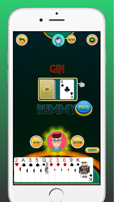 Gin Rummy Offline Card Game screenshot 2