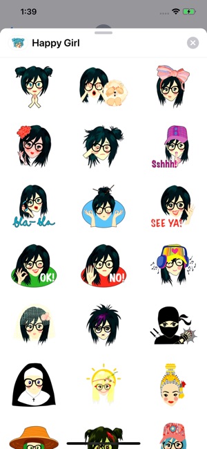 Happy Girl Sticker Pack(圖1)-速報App