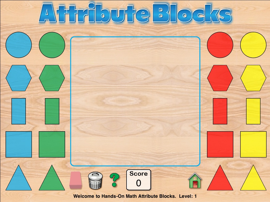 Hands-On Math Attribute Blocks screenshot 2