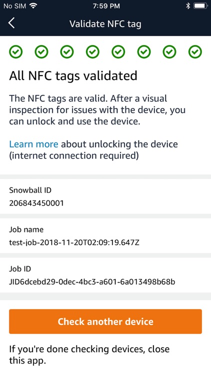 AWS Snowball Edge Verification screenshot-4