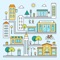 This app help you to learn Buildings and Places words