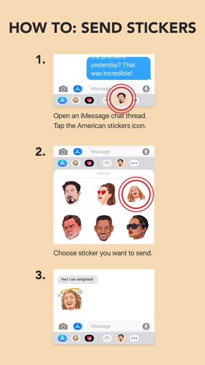 Celebrities Stickers screenshot-3