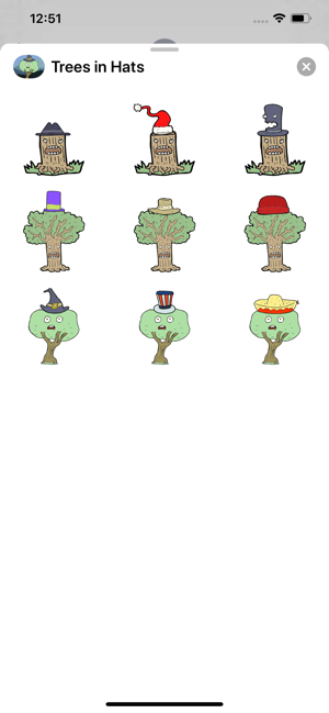 Trees in Hats