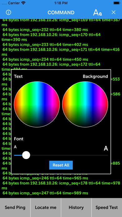Cmd - Speed test & Ping (MS) screenshot 3