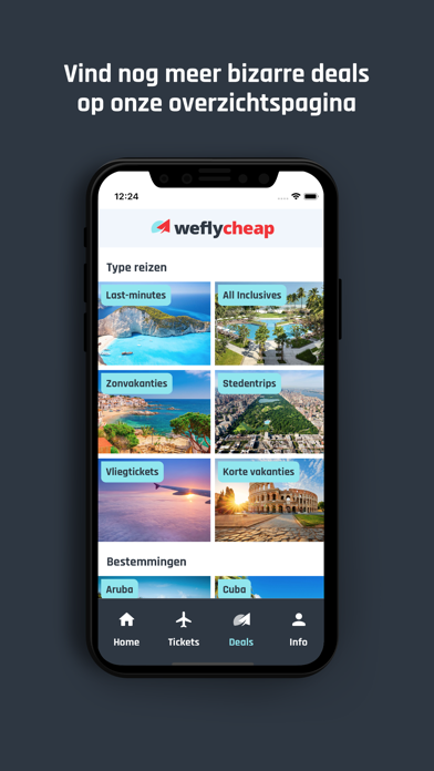 weflycheap - vakantiedeals screenshot 3