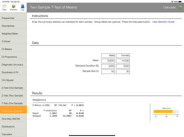 StatCalc for iPad(圖5)-速報App