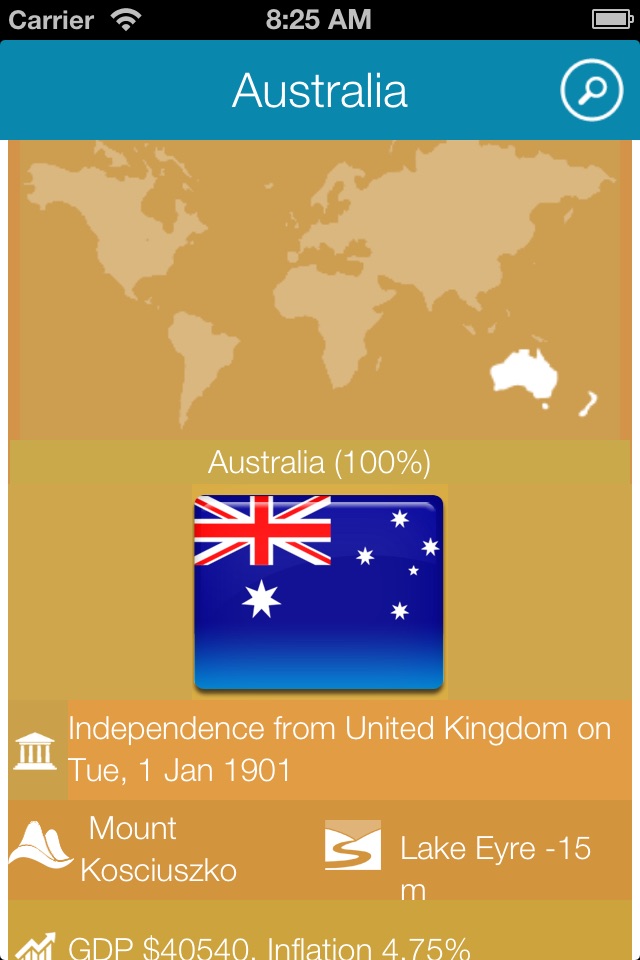 World Factbook HD screenshot 2