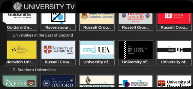 University TV Channels(圖1)-速報App