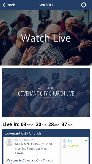 Covenant City Church screenshot 2