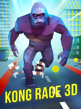 Screenshot 1 Kong and City 3D: Run & Smash iphone