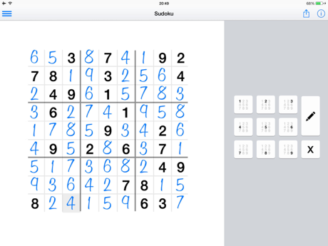 Cheats for Sudoku ‪⊞‬
