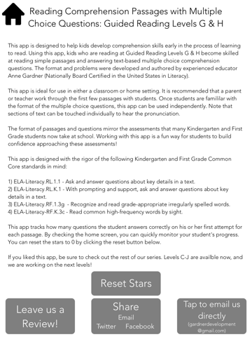 Reading Comprehension: G/H - náhled