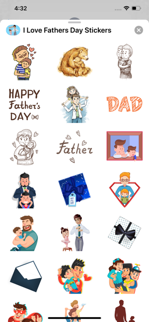 I Love Father’s Day Stickers(圖3)-速報App