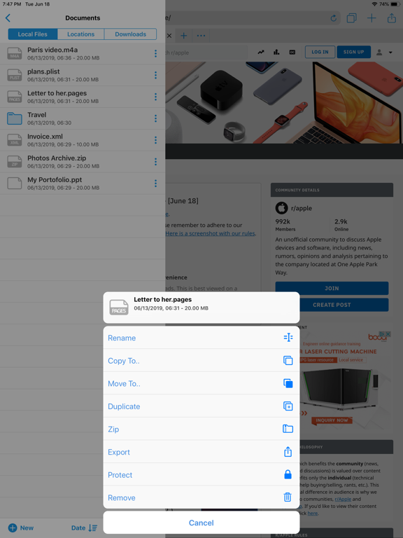 MoBro Browser & File Manager screenshot 2