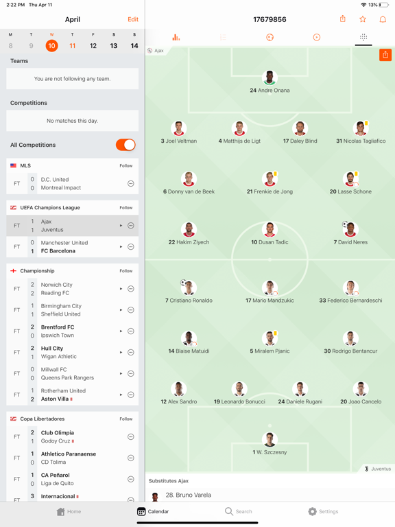 Forza Football - Soccer live scores, highlights screenshot
