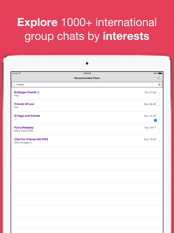 Anti Chat Rooms - Anonymous dating chatroom with strangers for sharing secret confessions & erotic stories screenshot